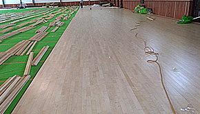运动场馆木地板铺装